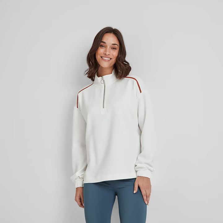 Larelle Womens Zipneck Sweatshirt