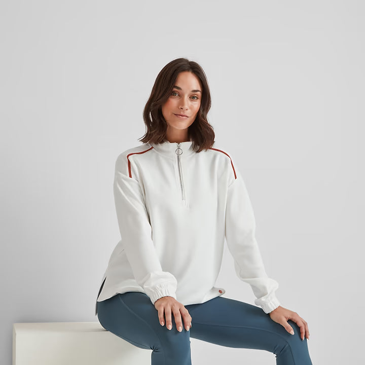 Larelle Womens Zipneck Sweatshirt
