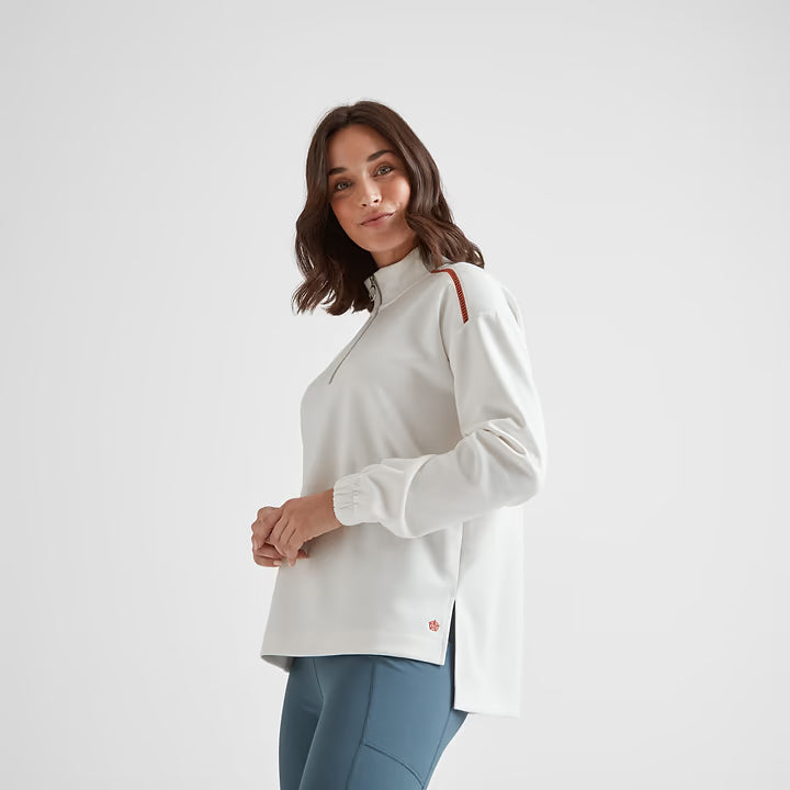 Larelle Womens Zipneck Sweatshirt