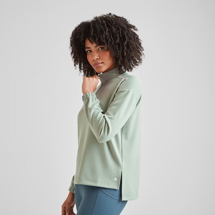 Larelle Womens Zipneck Sweatshirt