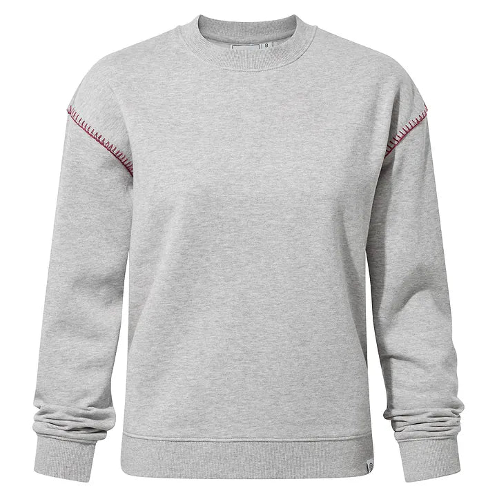 Lillia Womens Sweat - Light Grey Marl