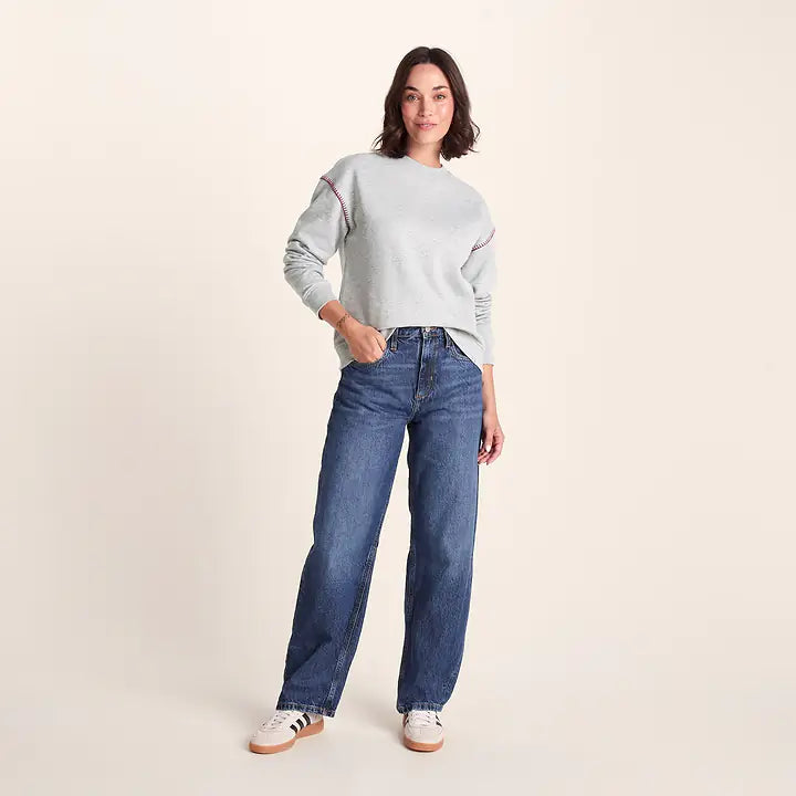 Lillia Womens Sweat - Light Grey Marl