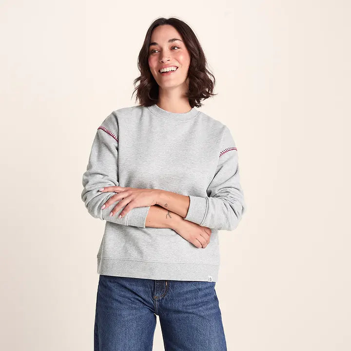 Lillia Womens Sweat - Light Grey Marl