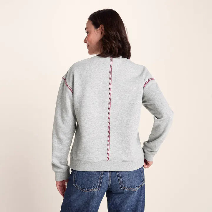 Lillia Womens Sweat - Light Grey Marl