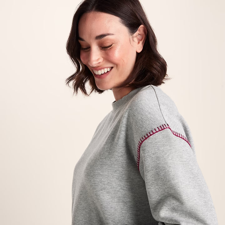 Lillia Womens Sweat - Light Grey Marl
