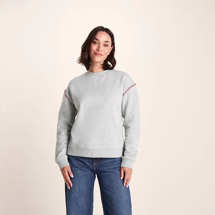 Lillia Womens Sweat - Light Grey Marl