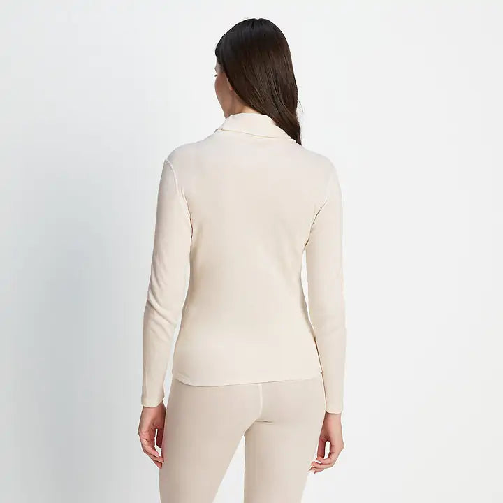 Meru Womens Cashmere Touch Base Layer Roll Neck