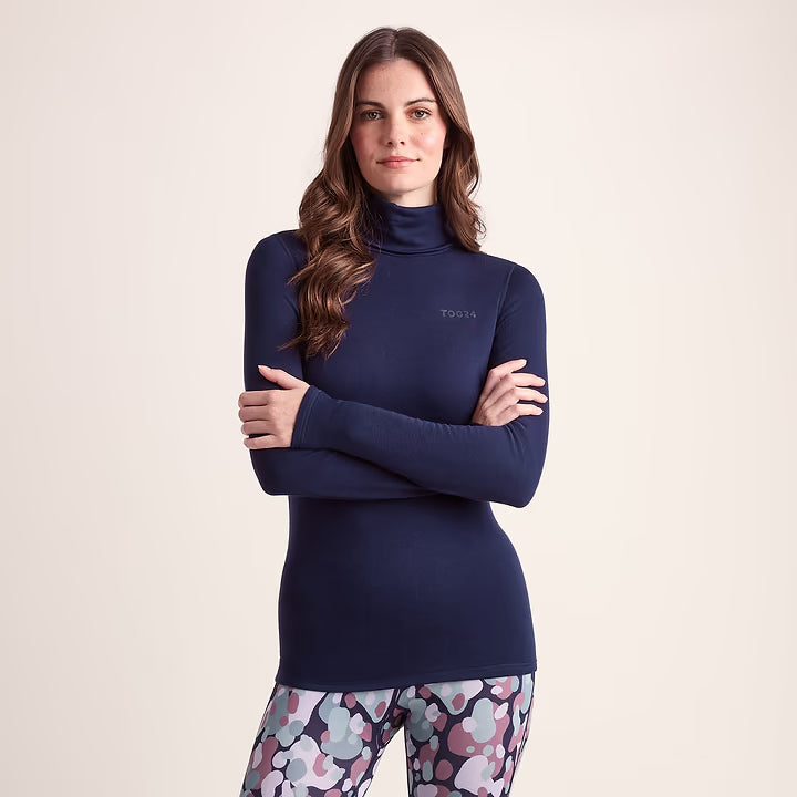 Meru Womens Cashmere Touch Base Layer Roll Neck