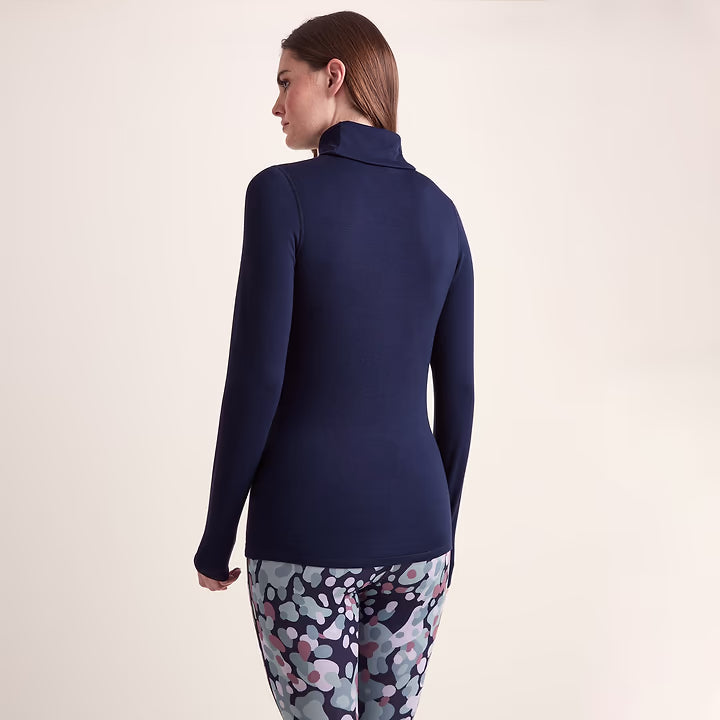 Meru Womens Cashmere Touch Base Layer Roll Neck