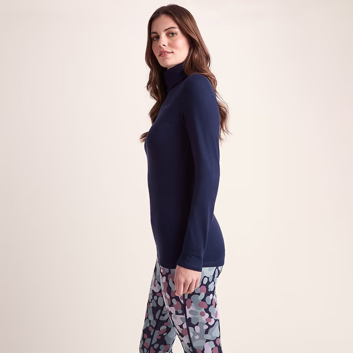 Meru Womens Cashmere Touch Base Layer Roll Neck