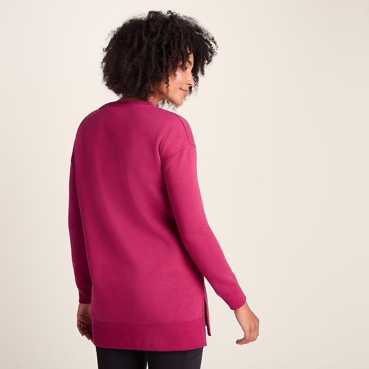 Michelle Womens Sweater - Washed Burgundy