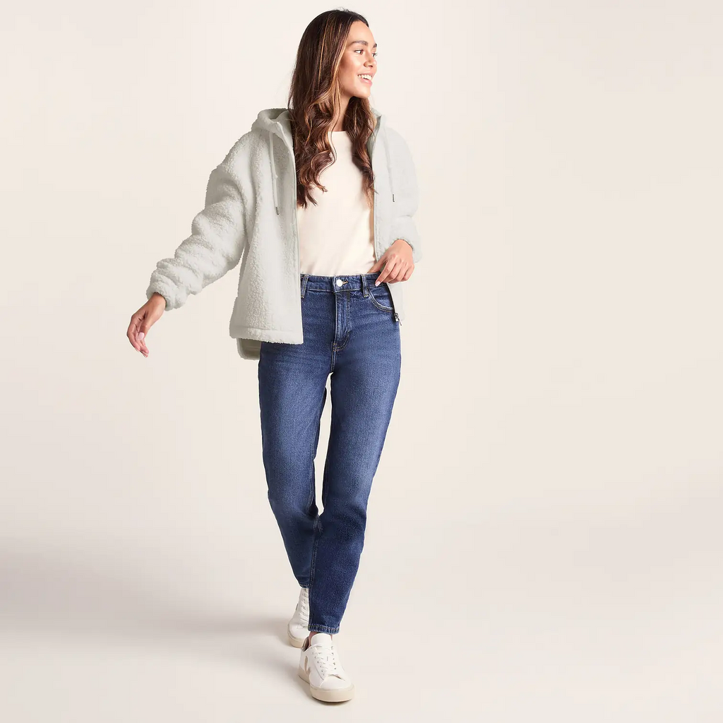 Olivia Womens Sherpa Fleece Vanilla