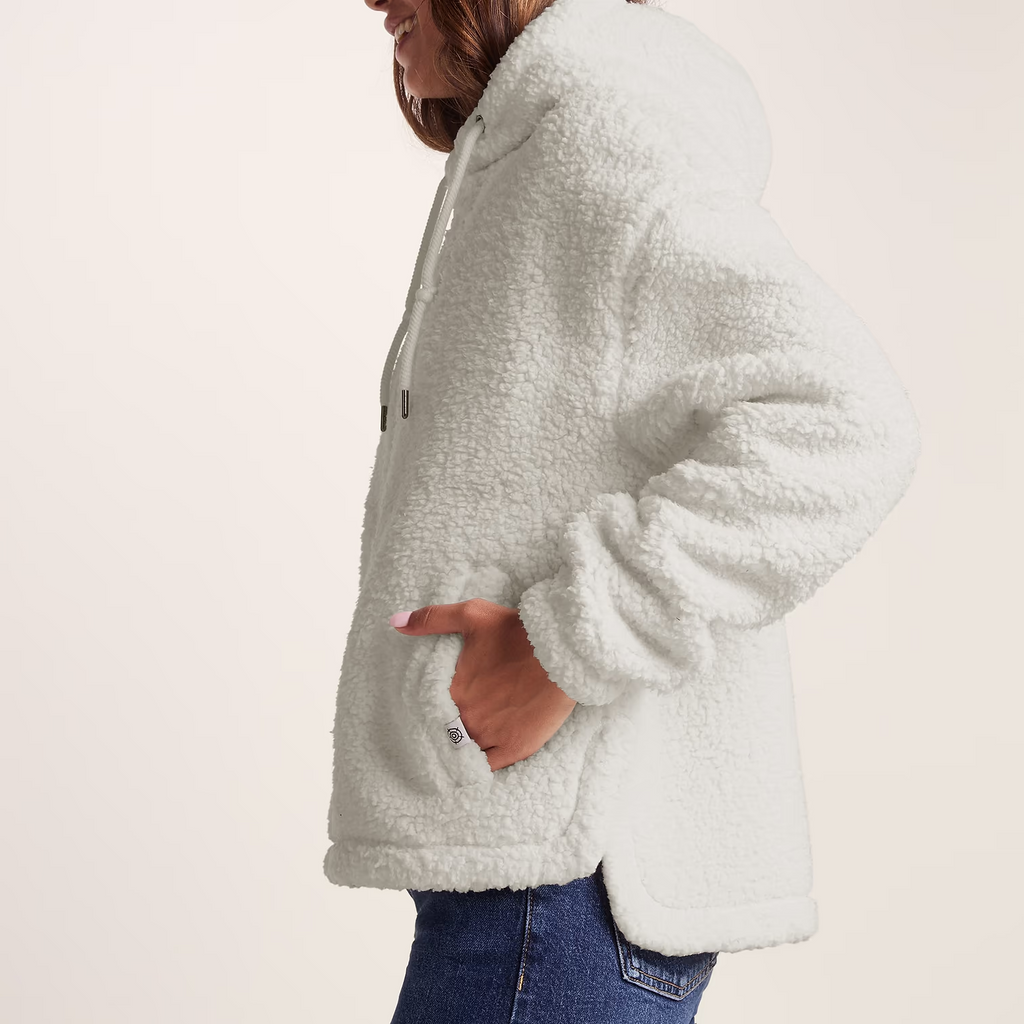 Olivia Womens Sherpa Fleece Vanilla