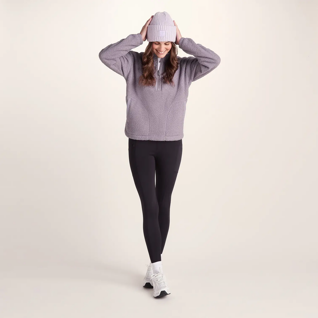 Sherpa Fleece Lavender Grey