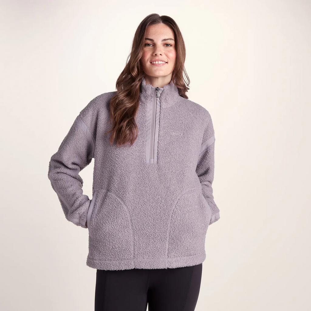 Sherpa Fleece Lavender Grey