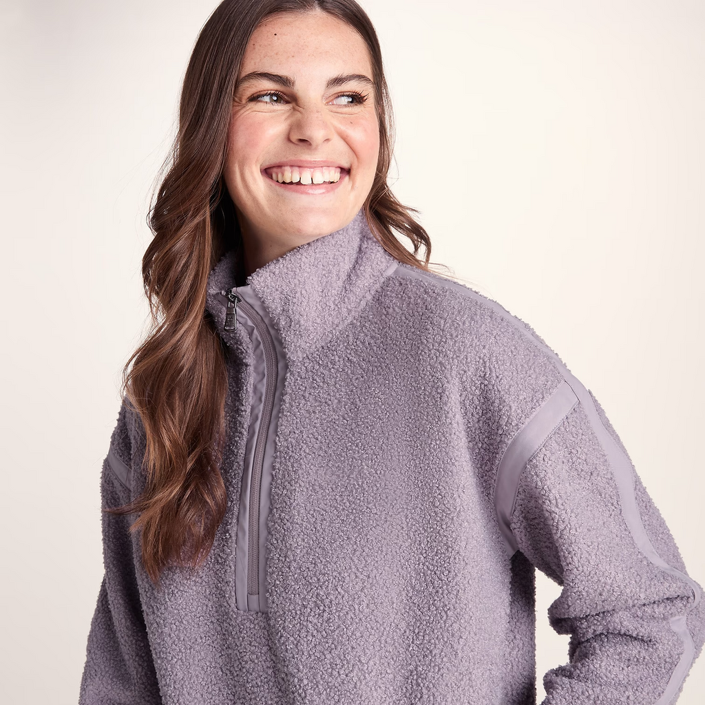 Sherpa Fleece Lavender Grey