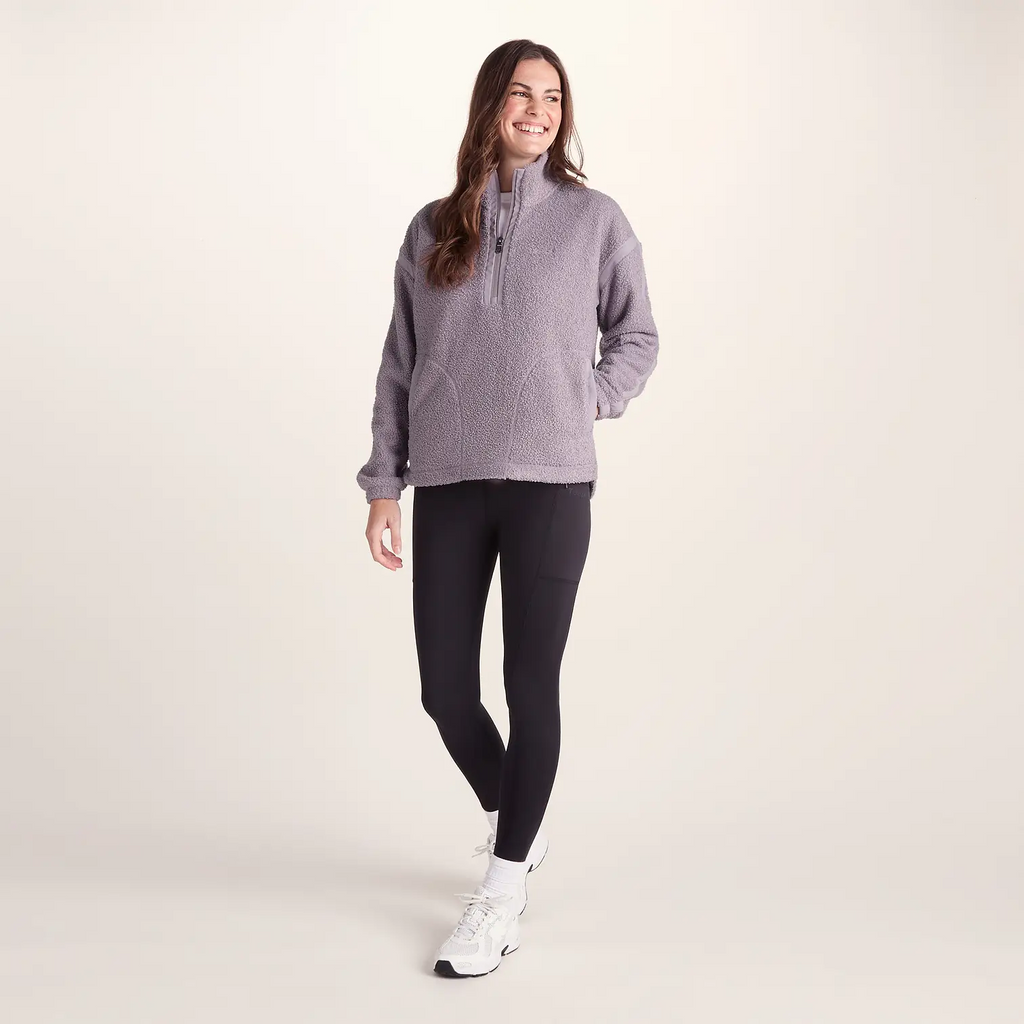 Sherpa Fleece Lavender Grey