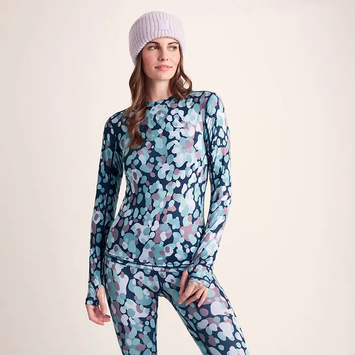 Snowdon Womens Thermal Base Layer Crew Neck - Black