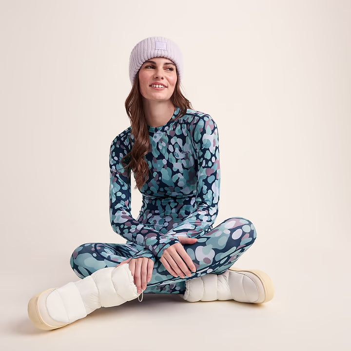 Snowdon Womens Thermal Base Layer Crew Neck - Black