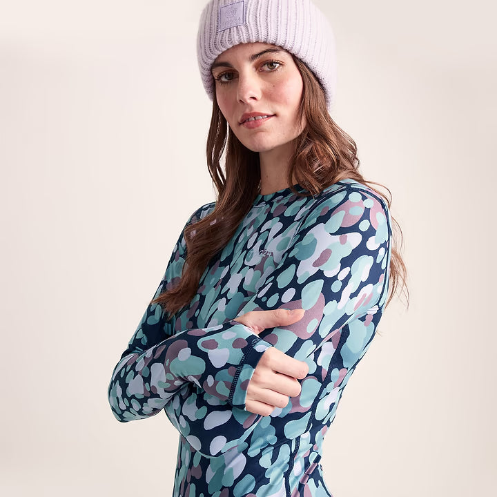 Snowdon Womens Thermal Base Layer Crew Neck - Black