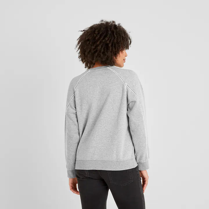 Sorina Womens Sweatshirt - Light Grey Marl