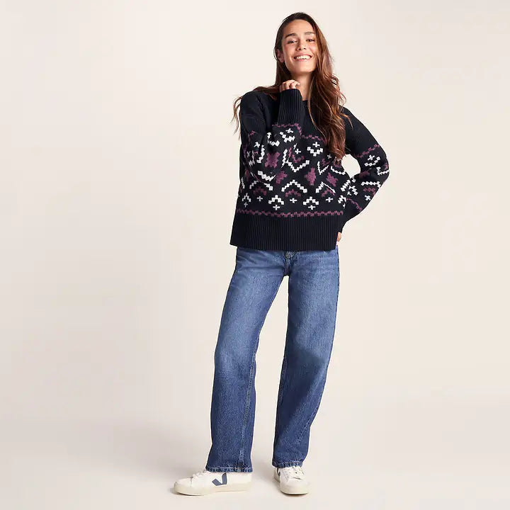 Tamara Womens Knitted Jumper - Dark Indigo