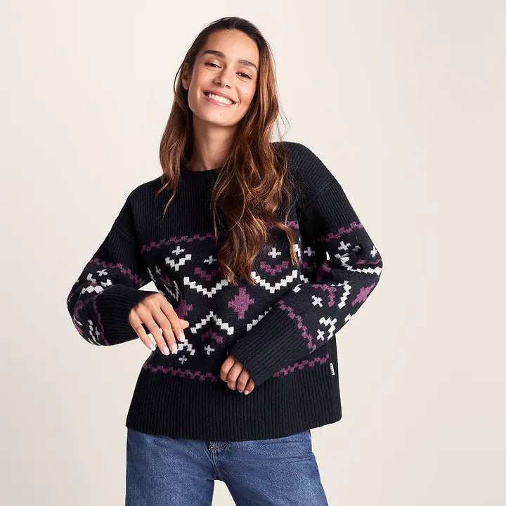 Tamara Womens Knitted Jumper - Dark Indigo